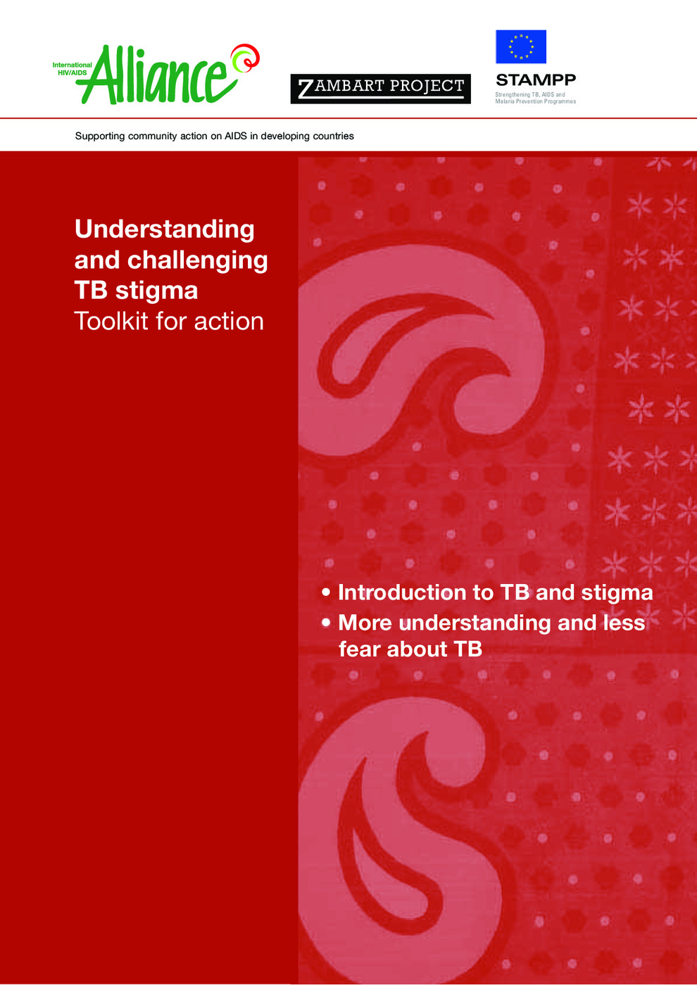 Understanding and Challenging TB Stigma: Toolkit for Action 