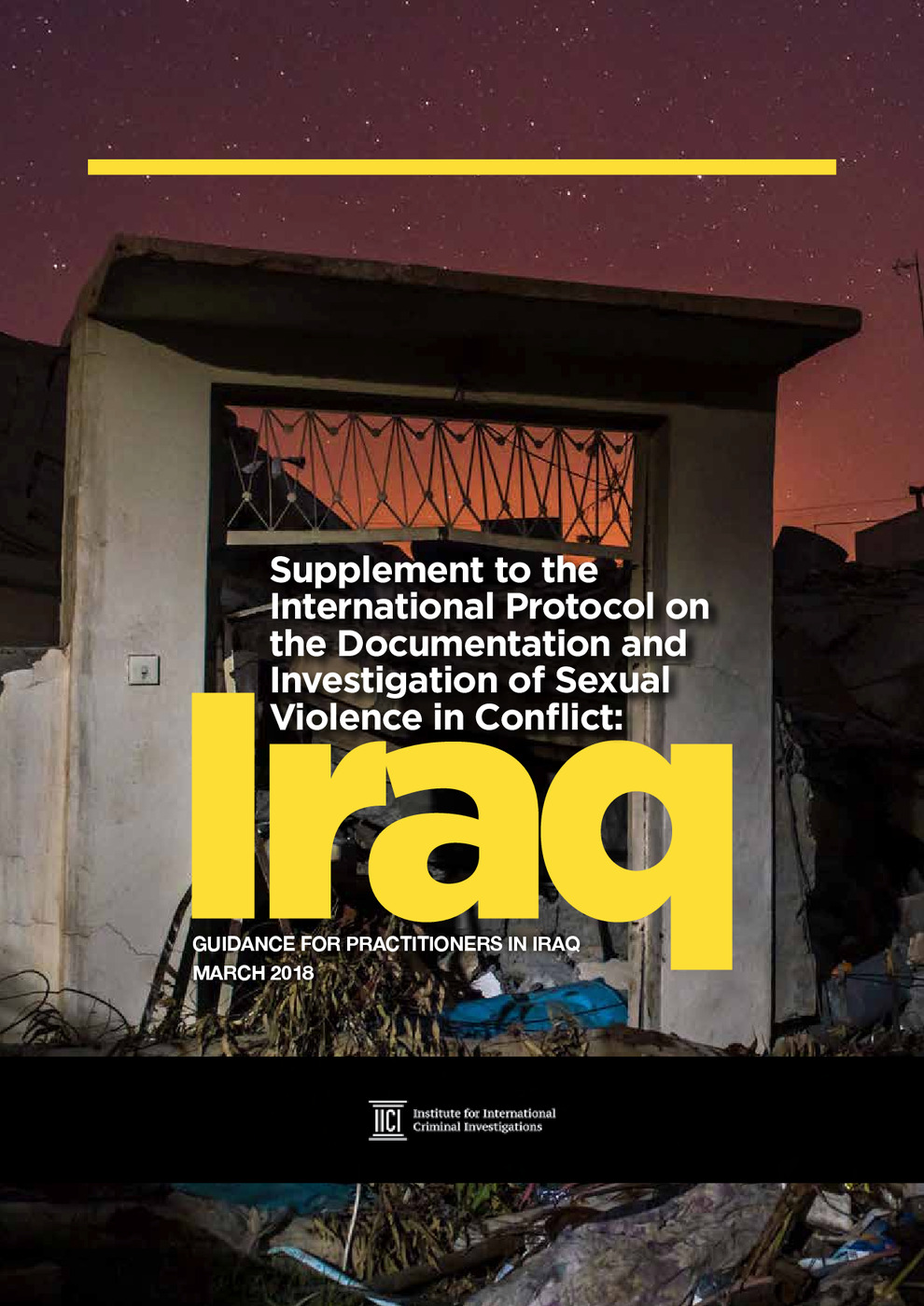 Supplement to the International Protocol on the Documentation and Investigation of Sexual Violence in Conflict: Iraq