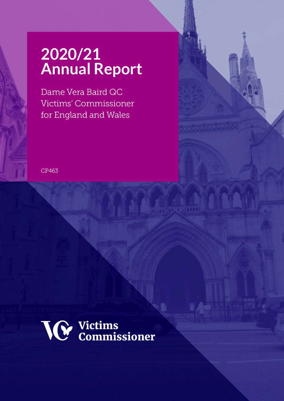 2020/21 Annual Report of the Victims' Commissioner for England and Wales