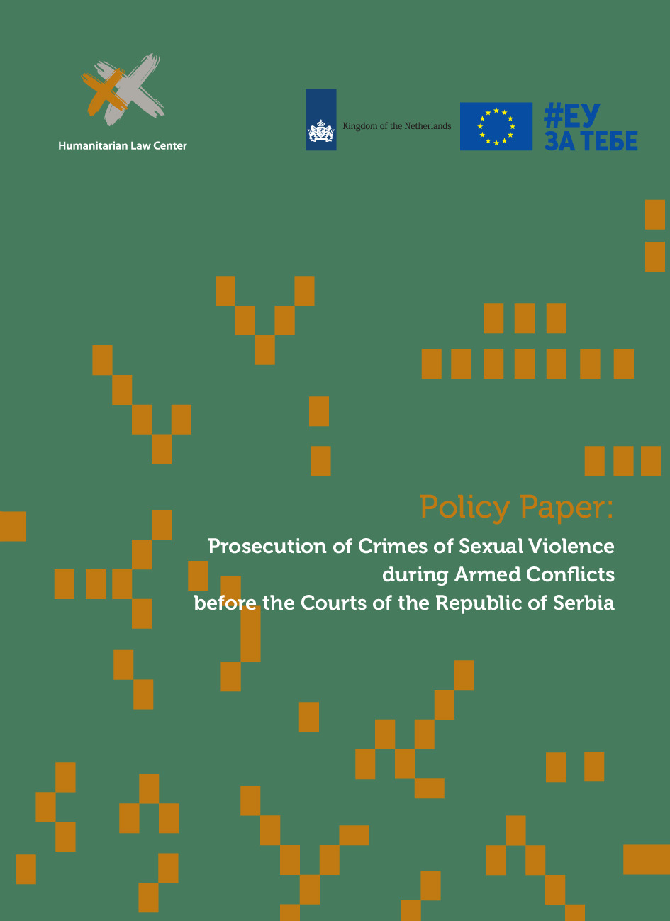 Prosecution of Crimes of Sexual Violence During Armed Conflict before the Courts of Serbia